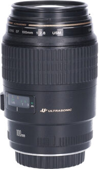 Canon Tweedehands Canon EF 100mm f/2.8 Macro USM CM8105 Zwart