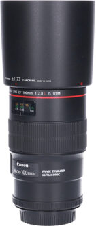 Canon Tweedehands Canon EF 100mm f/2.8L IS Macro USM CM0751 Zwart