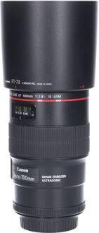 Canon Tweedehands Canon EF 100mm f/2.8L IS Macro USM CM1403 Zwart