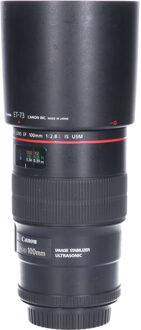 Canon Tweedehands Canon EF 100mm f/2.8L IS Macro USM CM1981 Zwart