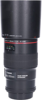 Canon Tweedehands Canon EF 100mm f/2.8L IS Macro USM CM2435 Zwart