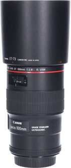 Canon Tweedehands Canon EF 100mm f/2.8L IS Macro USM CM2743 Zwart
