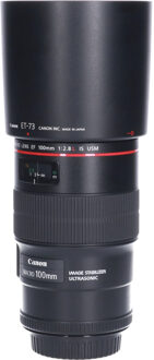 Canon Tweedehands Canon EF 100mm f/2.8L IS Macro USM CM3054 Zwart