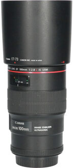 Canon Tweedehands Canon EF 100mm f/2.8L IS Macro USM CM4958 Zwart