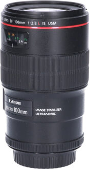 Canon Tweedehands Canon EF 100mm f/2.8L IS Macro USM CM4999 Zwart
