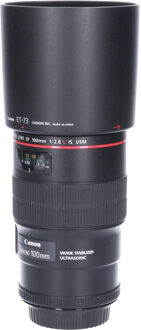Canon Tweedehands Canon EF 100mm f/2.8L IS Macro USM CM5684 Zwart