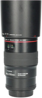 Canon Tweedehands Canon EF 100mm f/2.8L IS Macro USM CM5875 Zwart