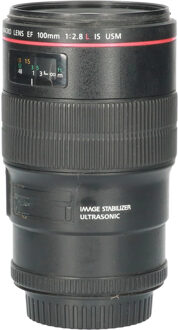 Canon Tweedehands Canon EF 100mm f/2.8L IS Macro USM CM5893 Zwart