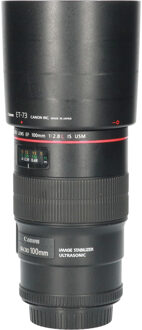 Canon Tweedehands Canon EF 100mm f/2.8L IS Macro USM CM5896 Zwart