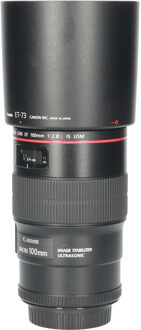 Canon Tweedehands Canon EF 100mm f/2.8L IS Macro USM CM6364 Zwart