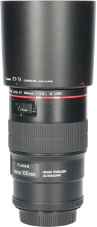 Canon Tweedehands Canon EF 100mm f/2.8L IS Macro USM CM6464 Zwart