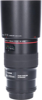Canon Tweedehands Canon EF 100mm f/2.8L IS Macro USM CM6962 Zwart