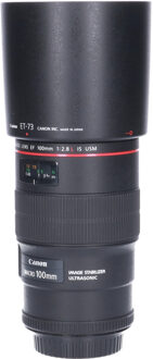Canon Tweedehands Canon EF 100mm f/2.8L IS Macro USM CM7263 Zwart