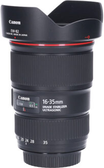 Canon Tweedehands Canon EF 16-35mm f/4.0L IS USM CM3698 Zwart