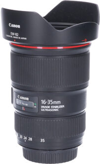 Canon Tweedehands Canon EF 16-35mm f/4.0L IS USM CM5496 Zwart
