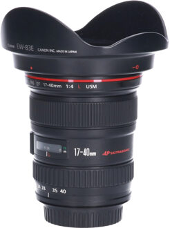 Canon Tweedehands Canon EF 17-40mm f/4.0L USM CM3044 Zwart