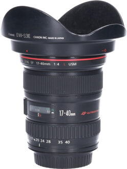 Canon Tweedehands Canon EF 17-40mm f/4.0L USM CM3383 Zwart