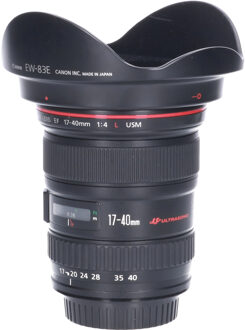 Canon Tweedehands Canon EF 17-40mm f/4.0L USM CM3446 Zwart