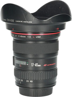 Canon Tweedehands Canon EF 17-40mm f/4.0L USM CM4444 Zwart