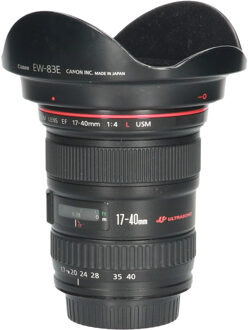 Canon Tweedehands Canon EF 17-40mm f/4.0L USM CM4584 Zwart