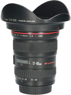 Canon Tweedehands Canon EF 17-40mm f/4.0L USM CM4765 Zwart