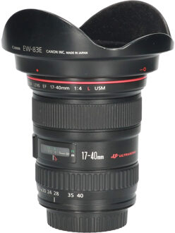 Canon Tweedehands Canon EF 17-40mm f/4.0L USM CM5468 Zwart