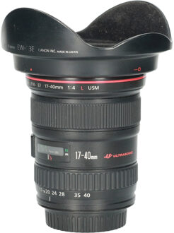 Canon Tweedehands Canon EF 17-40mm f/4.0L USM CM6502 Zwart