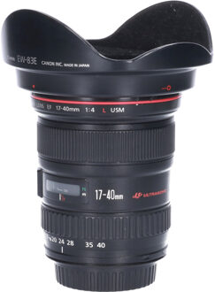 Canon Tweedehands Canon EF 17-40mm f/4.0L USM CM8673 Zwart