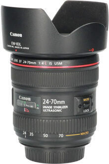 Canon Tweedehands Canon EF 24-70mm f/4.0L IS USM CM4466 Zwart