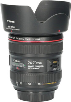 Canon Tweedehands Canon EF 24-70mm f/4.0L IS USM CM5994 Zwart