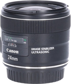 Canon Tweedehands Canon EF 24mm f/2.8 IS USM CM3720 Zwart