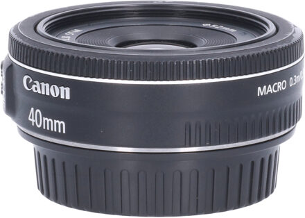 Canon Tweedehands Canon EF 40mm f/2.8 STM CM2533 Zwart