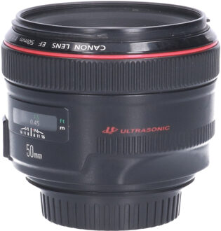 Canon Tweedehands Canon EF 50mm f/1.2L USM CM2882 Zwart