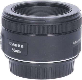 Canon Tweedehands Canon EF 50mm f/1.8 STM CM5280 Zwart