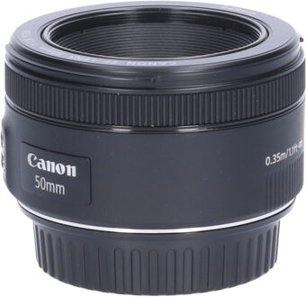 Canon Tweedehands Canon EF 50mm f/1.8 STM CM6562 Zwart