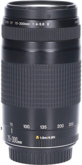 Canon Tweedehands Canon EF 75-300mm f/4.0-5.6 II CM1484 Zwart