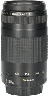 Canon Tweedehands Canon EF 75-300mm f/4.0-5.6 II CM4667 Zwart