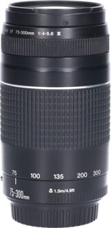 Canon Tweedehands Canon EF 75-300mm f/4.0-5.6 III DC CM1148 Zwart