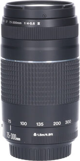Canon Tweedehands Canon EF 75-300mm f/4.0-5.6 III DC CM1673 Zwart