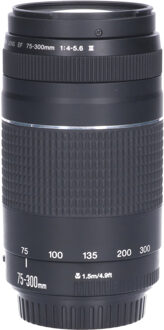 Canon Tweedehands Canon EF 75-300mm f/4.0-5.6 III DC CM1723 Zwart