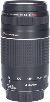 Canon Tweedehands Canon EF 75-300mm f/4.0-5.6 III DC CM2046 Zwart