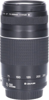 Canon Tweedehands Canon EF 75-300mm f/4.0-5.6 III DC CM3324 Zwart