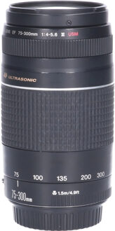 Canon Tweedehands Canon EF 75-300mm f/4.0-5.6 III USM CM2638 Zwart