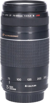 Canon Tweedehands Canon EF 75-300mm f/4.0-5.6 III USM CM3153 Zwart
