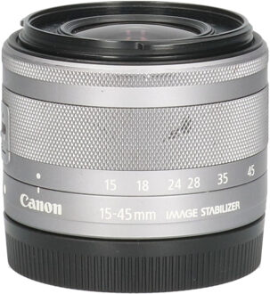 Canon Tweedehands Canon EF-M 15-45mm f/3.5-6.3 IS STM - Zilver CM3987