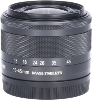 Canon Tweedehands Canon EF-M 15-45mm f/3.5-6.3 IS STM - Zwart CM1875