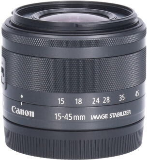 Canon Tweedehands Canon EF-M 15-45mm f/3.5-6.3 IS STM - Zwart CM2779