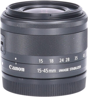 Canon Tweedehands Canon EF-M 15-45mm f/3.5-6.3 IS STM - Zwart CM2915
