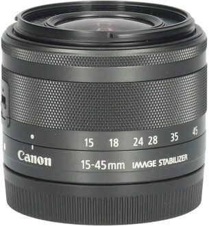 Canon Tweedehands Canon EF-M 15-45mm f/3.5-6.3 IS STM - Zwart CM5270