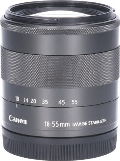 Canon Tweedehands Canon EF-M 18-55mm f/3.5-5.6 IS STM CM4333 Zwart